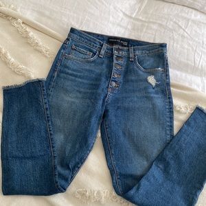 NWOT Veronica Beard straight leg jeans / size 26 FAYE